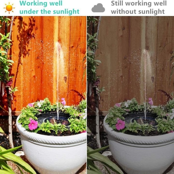 🔥Last Day 49% OFF🔥Upgraded Solar Powered Water Fountain Pump With Accessories