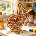 🔥🎶Musical Note Instrument Jigsaw Puzzle Ornament