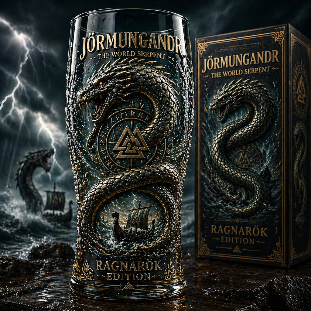 ⚡🐉 MYTHIC TITANS SERIES BEER GLASS🍺🔥