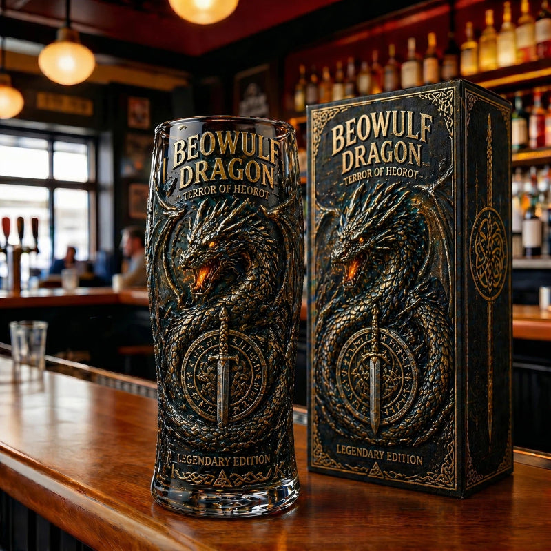 ⚡🐉 MYTHIC TITANS SERIES BEER GLASS🍺🔥