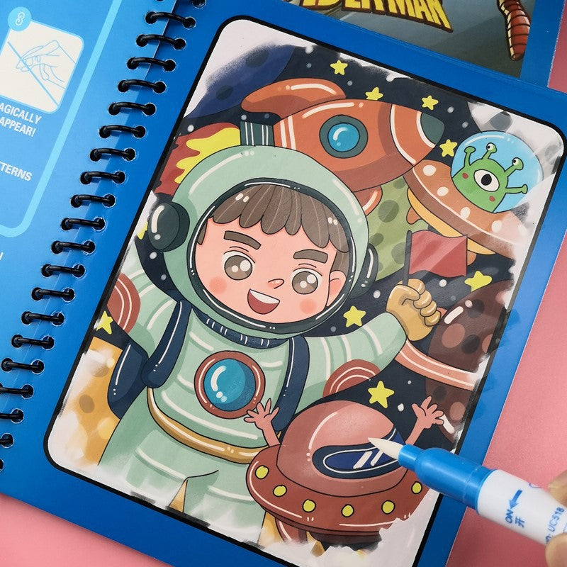 Magic Water Coloring Book - BUY 4 FREE SHIPPING