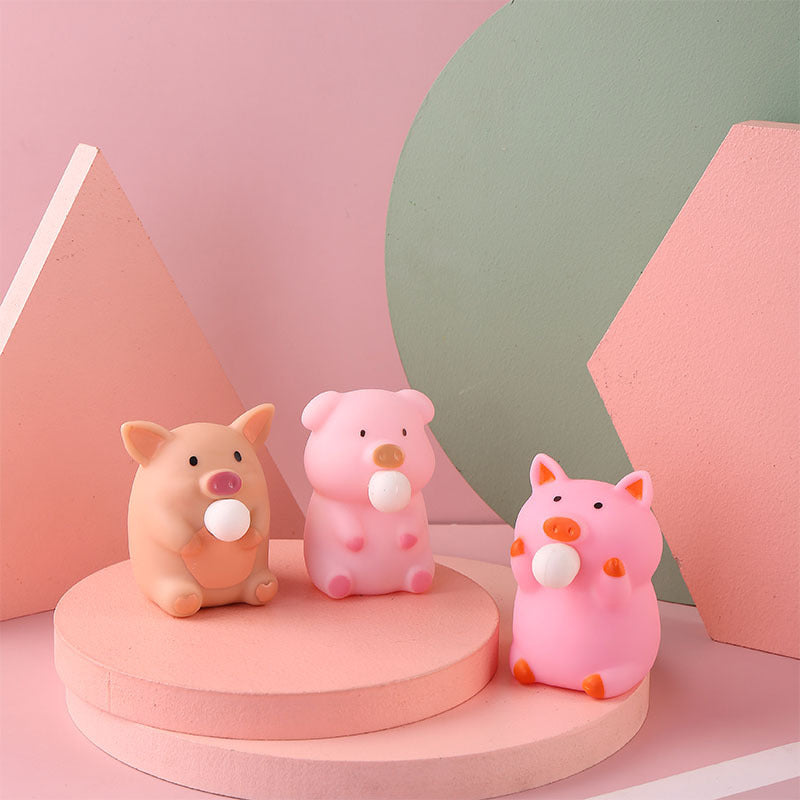 Piglet Spit Bubbles Squeeze Toys - BUY 4 FREE SHIPPING