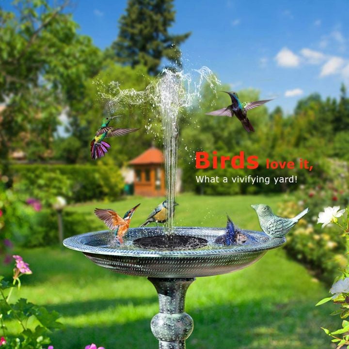 🔥Last Day 49% OFF🔥Upgraded Solar Powered Water Fountain Pump With Accessories