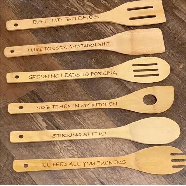 🤣Funny Wooden Spoon Set - BUY 2 FREE SHIPPING
