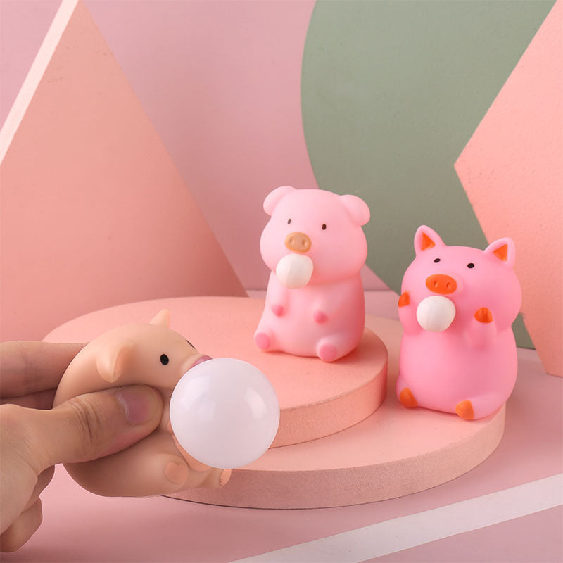 Piglet Spit Bubbles Squeeze Toys - BUY 4 FREE SHIPPING