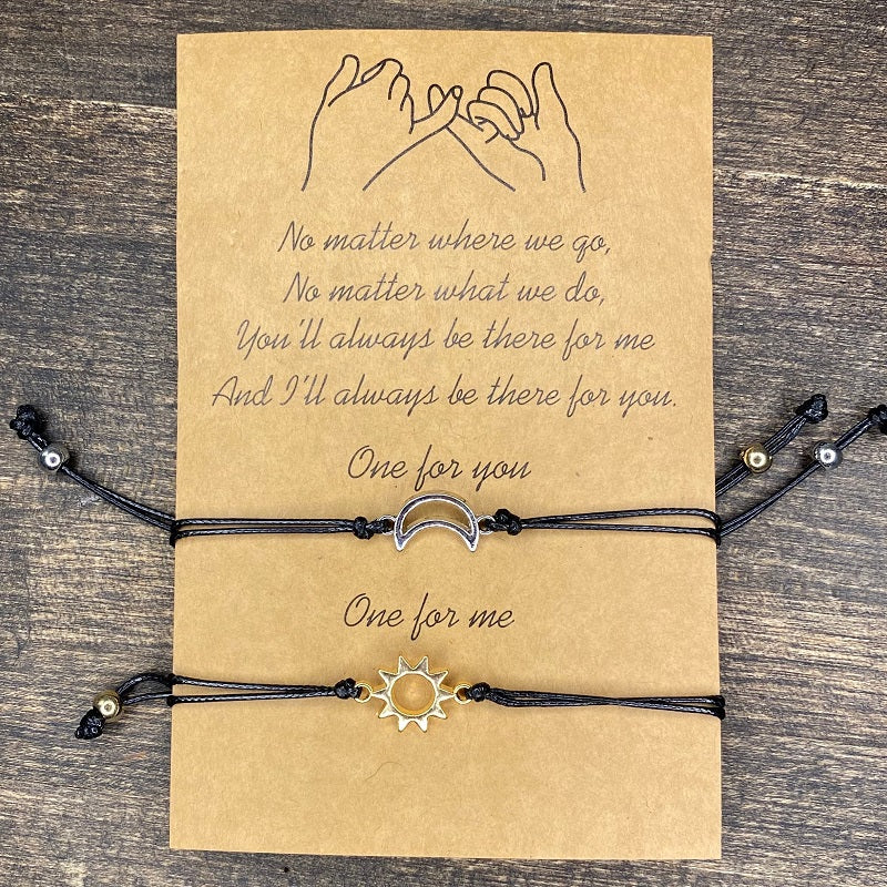 Sun and Moon Friendship Bracelets