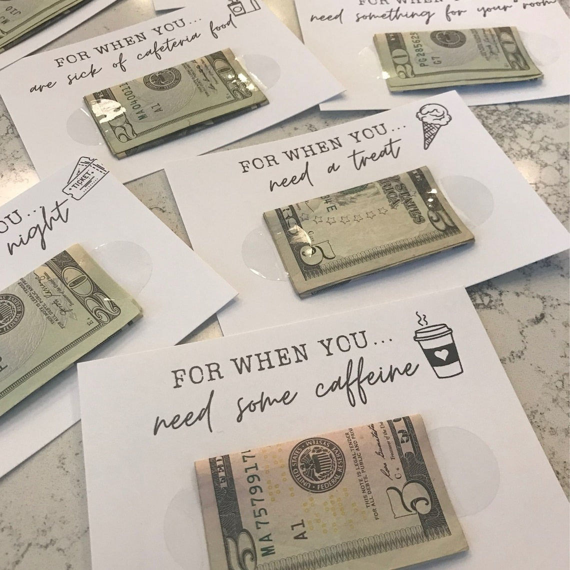 College Gift Card Care Package - BUY 2 FREE SHIPPING