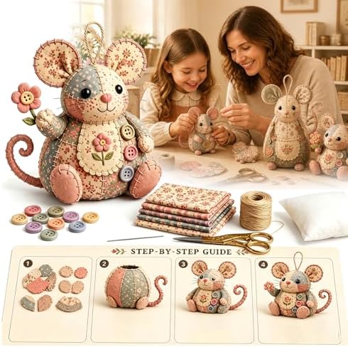 🔥2026 Hot Sale - 🐭🧵 Patchwork Mouse DIY Kit