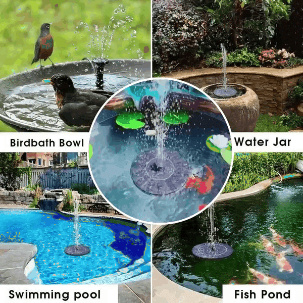 🔥Last Day 49% OFF🔥Upgraded Solar Powered Water Fountain Pump With Accessories