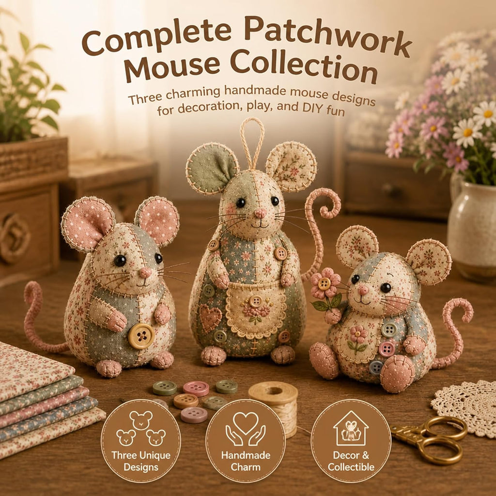 🔥2026 Hot Sale - 🐭🧵 Patchwork Mouse DIY Kit