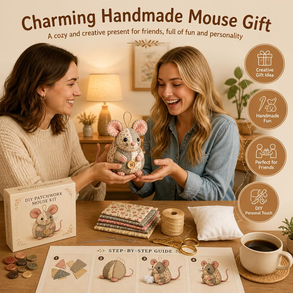 🔥2026 Hot Sale - 🐭🧵 Patchwork Mouse DIY Kit
