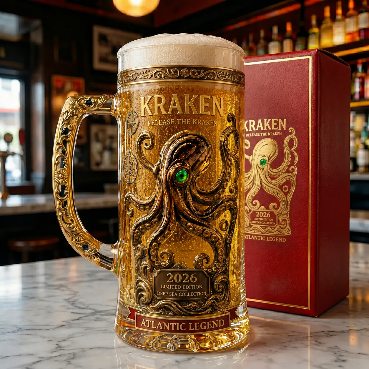 KRAKEN ATLANTIC LEGEND GLASS – 2026 LIMITED EDITION