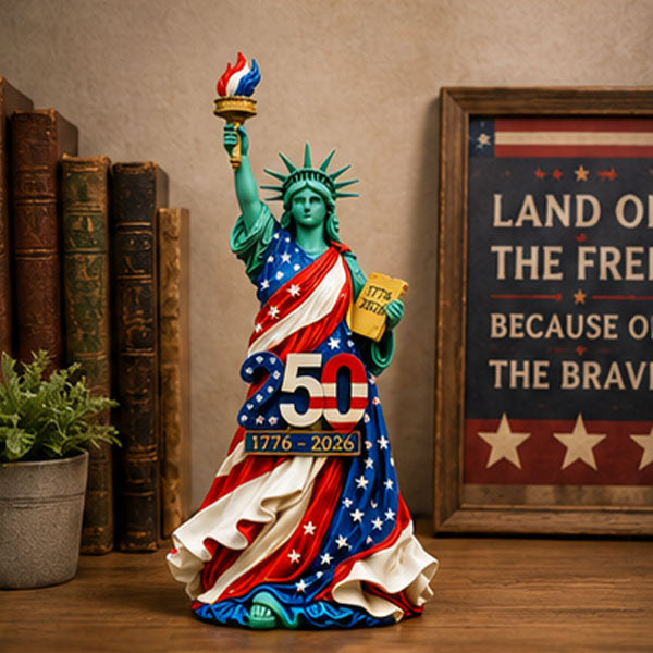 🔥Limited-time promotion🔥Handmade USA 250th Anniversary Statue of Liberty Figurine