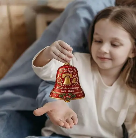 🔥Limited Edition: United States 250th Anniversary Commemorative Bell Ornament (1776-2026)