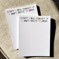 😆To Do List Notepad | Funny Stationery