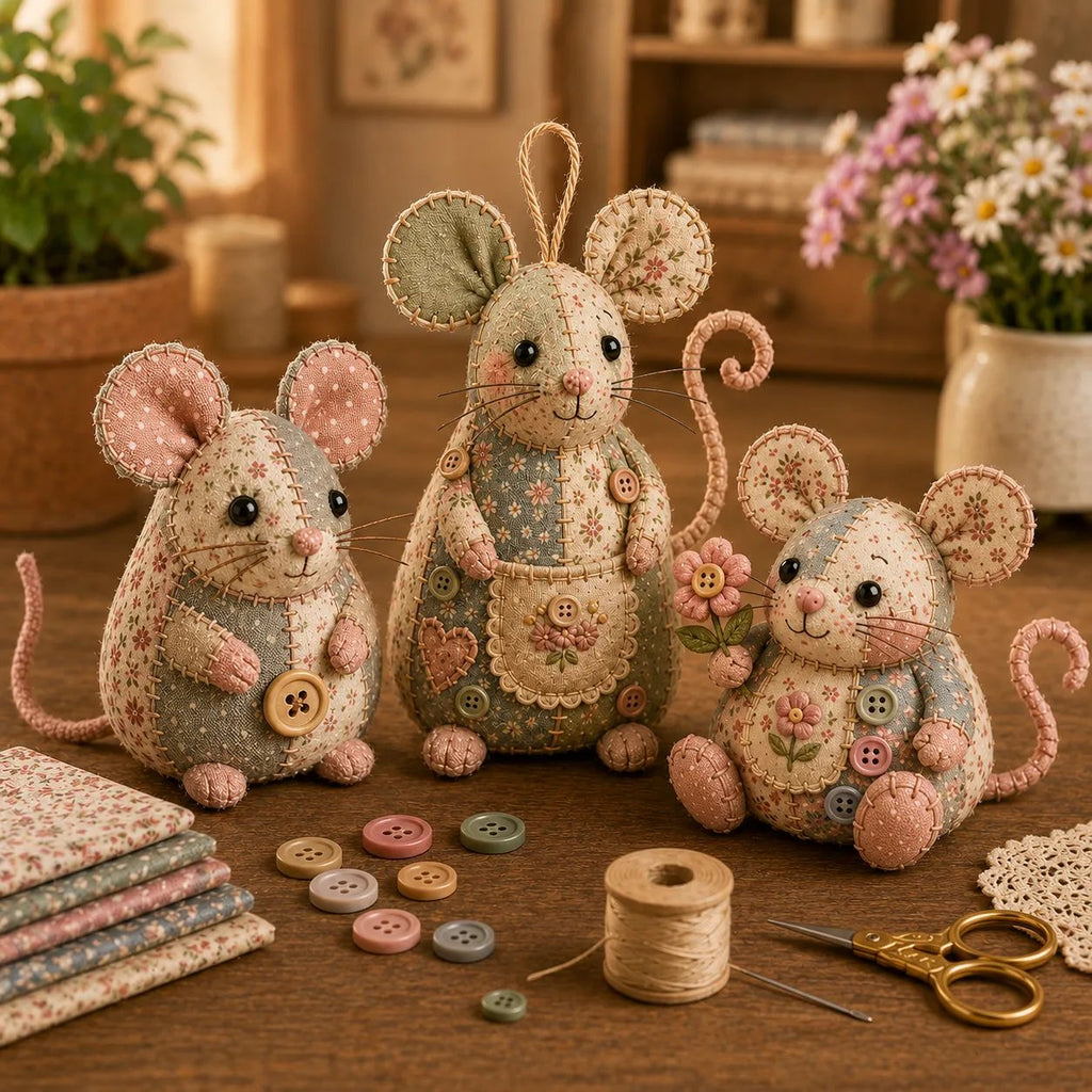 🔥2026 Hot Sale - 🐭🧵 Patchwork Mouse DIY Kit